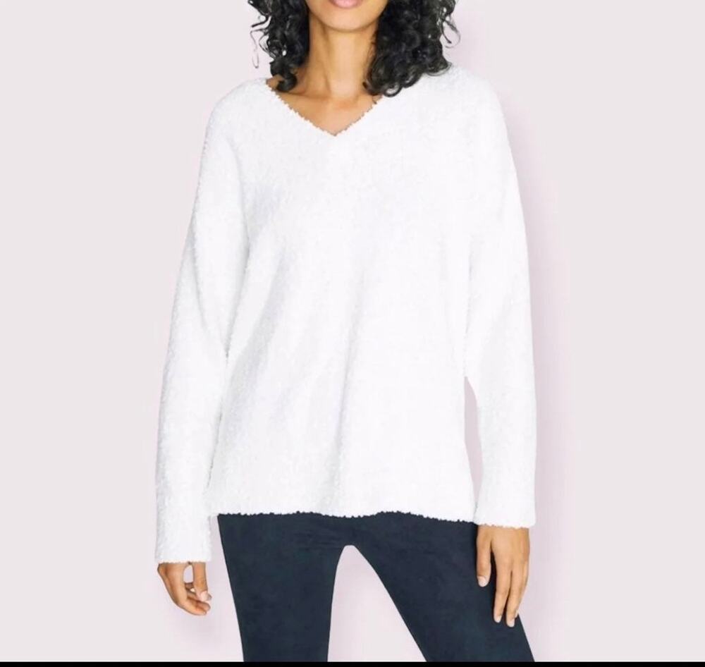 Sanctuary V-Neck oversized Teddy Sweater Medium